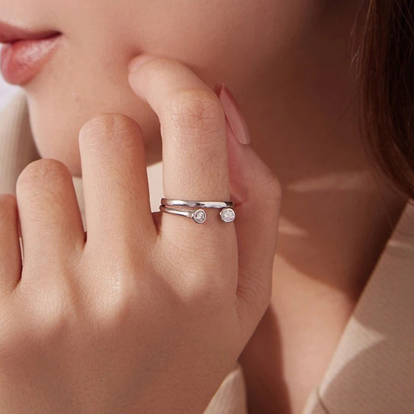 THE OPEN DOUBLE RING